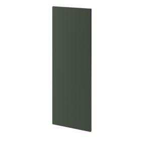 GoodHome Artemisia Matt dark green shaker Tall Wall End panel (H)900mm (W)320mm