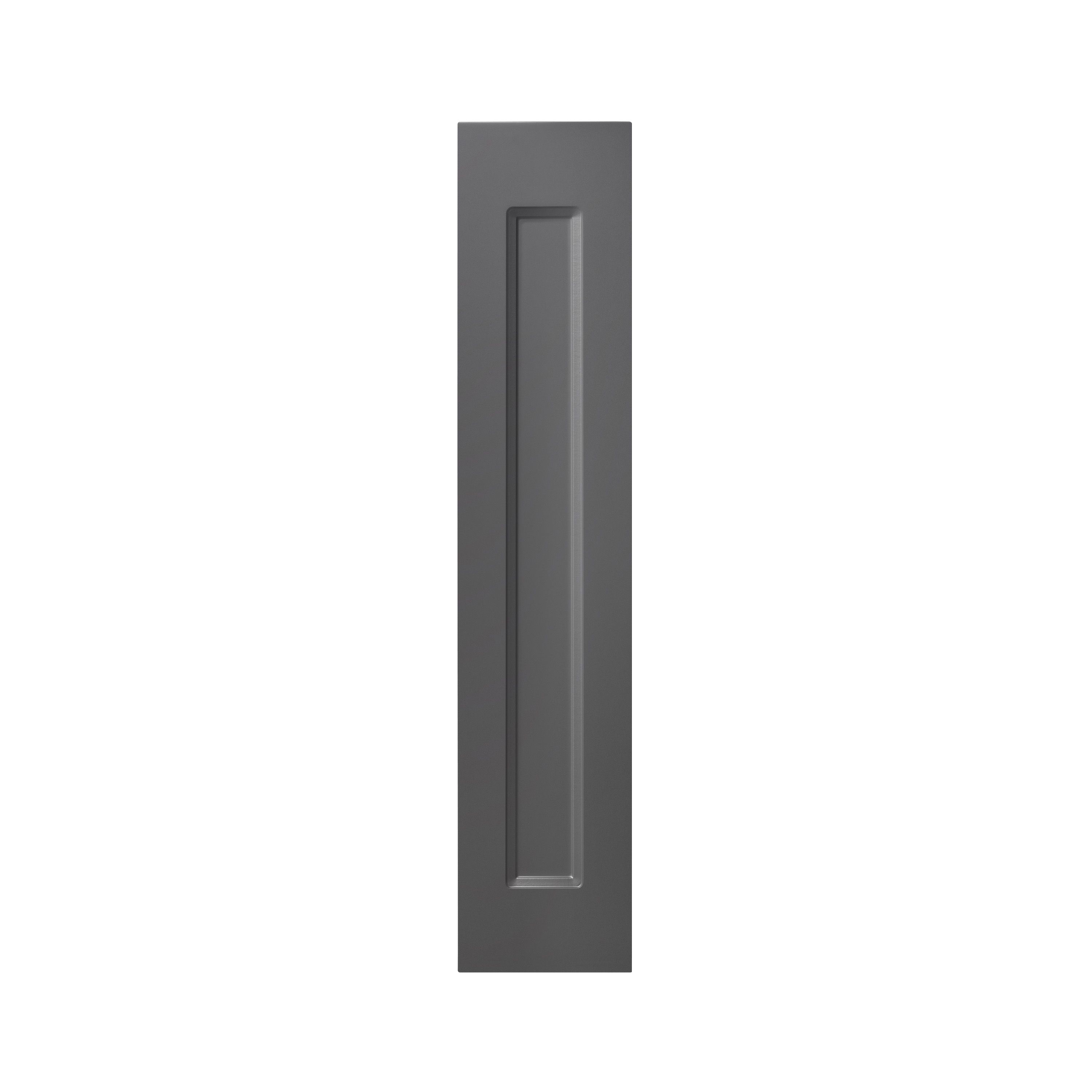 GoodHome Artemisia Matt graphite Classic shaker Highline Cabinet door (W)150mm (H)715mm (T)18mm