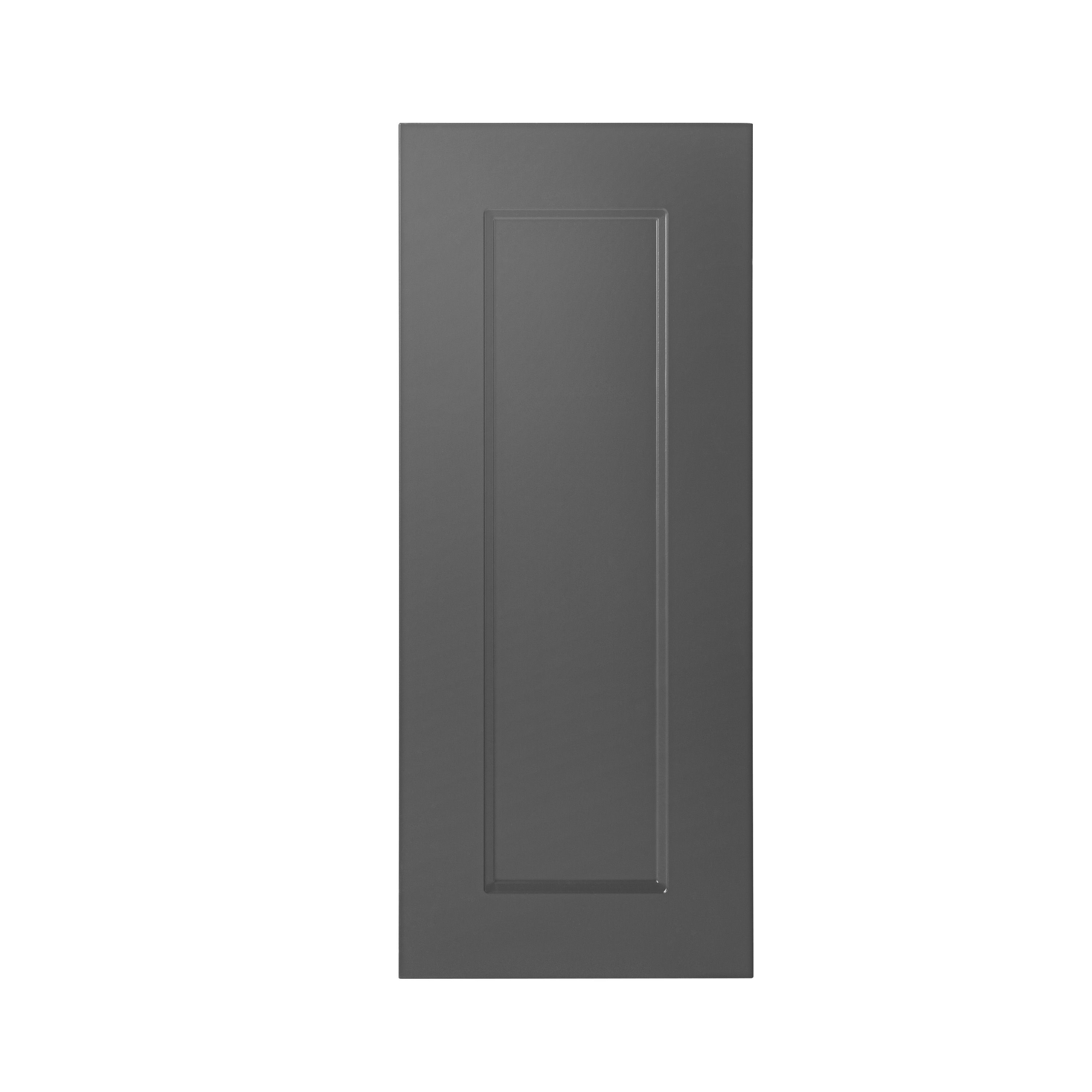 GoodHome Artemisia Matt graphite Classic shaker Highline Cabinet door (W)300mm (H)715mm (T)18mm