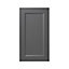 GoodHome Artemisia Matt graphite classic shaker Highline Cabinet door (W)400mm (H)715mm (T)18mm