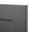 GoodHome Artemisia Matt graphite classic shaker Highline Cabinet door (W)600mm (H)715mm (T)18mm