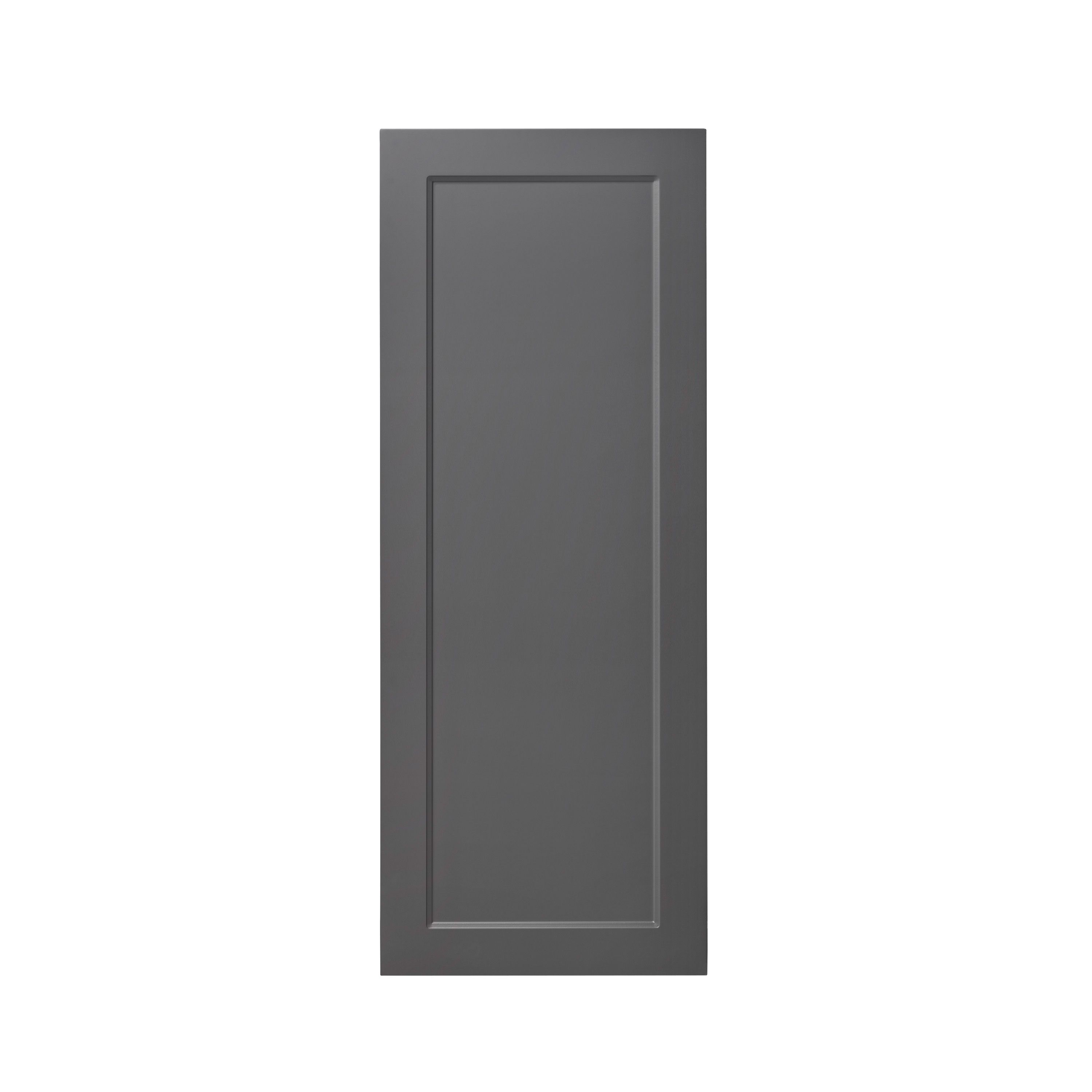 GoodHome Artemisia Matt graphite Classic shaker Larder Cabinet door (W)500mm (H)1287mm (T)18mm