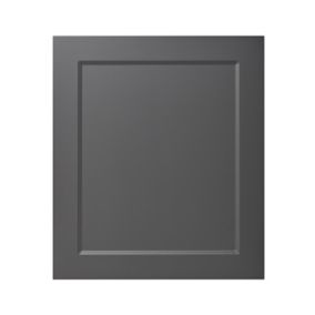 GoodHome Artemisia Matt graphite classic shaker Matt graphite Appliance Cabinet door (W)600mm (H)687mm (T)18mm