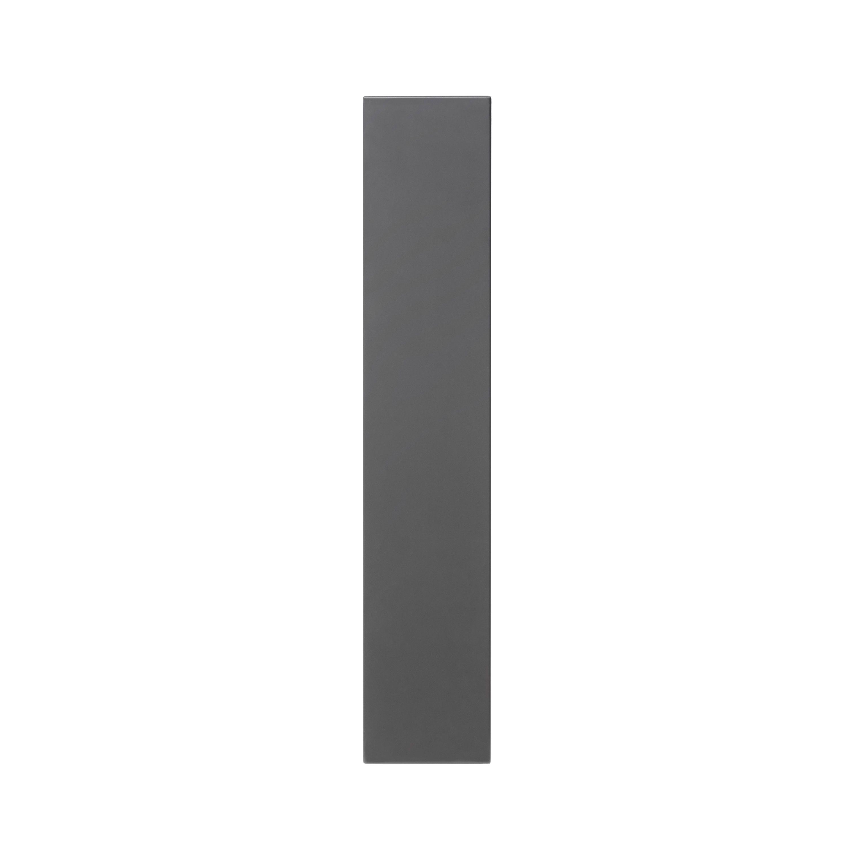 GoodHome Artemisia Matt graphite classic shaker Standard Appliance & larder Appliance Filler panel (H)115mm (W)597mm