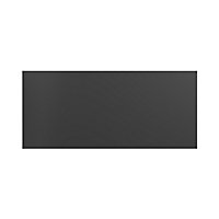 GoodHome Artemisia Matt graphite classic shaker Standard Breakfast bar back panel (H)890mm (W)2000mm