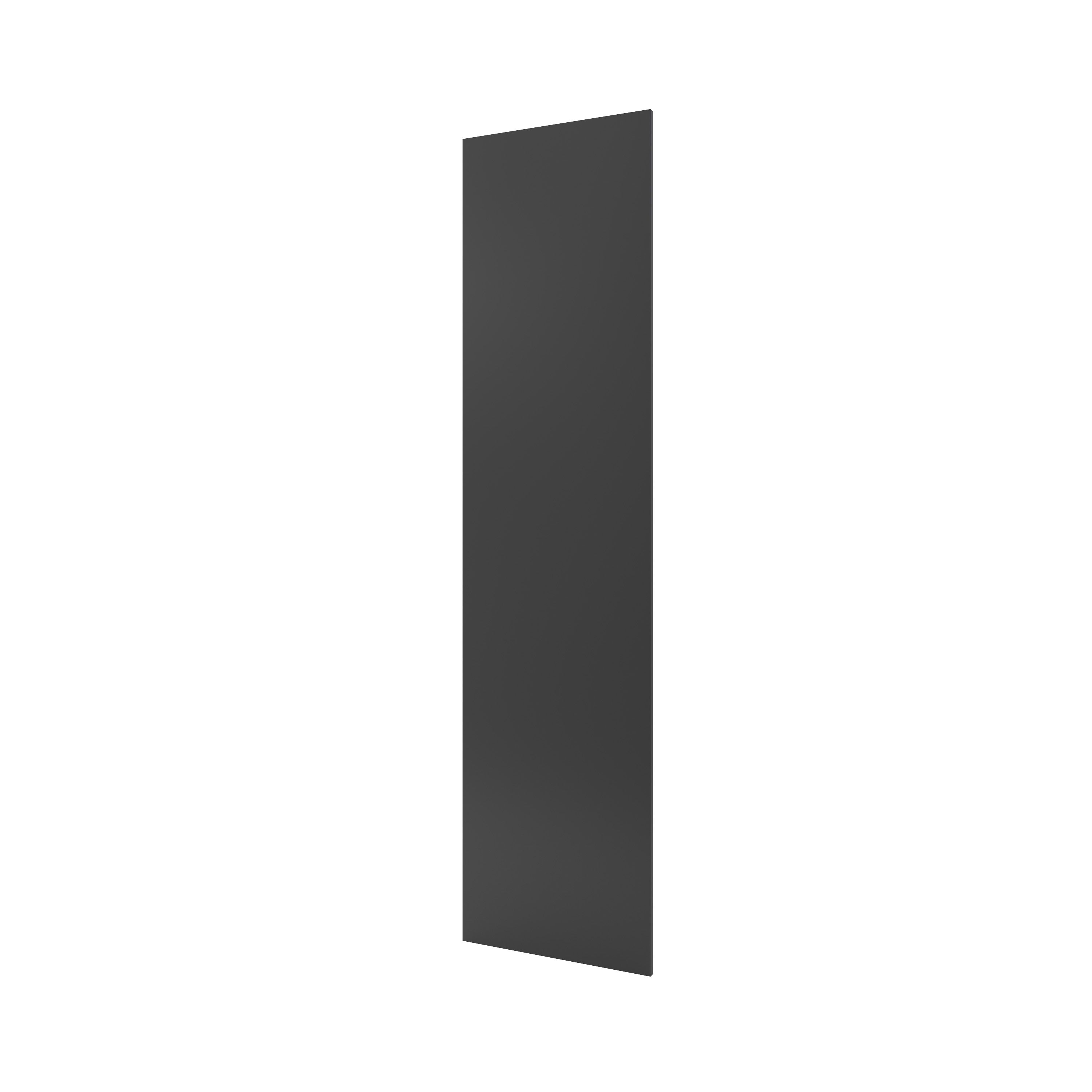 GoodHome Artemisia Matt graphite Classic shaker Standard Clad on end panel (H)2400mm (W)640mm