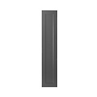 GoodHome Artemisia Matt graphite classic shaker Tall larder Cabinet door (W)300mm (H)1467mm (T)18mm