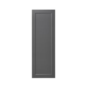 GoodHome Artemisia Matt graphite classic shaker Tall larder Cabinet door (W)500mm (H)1467mm (T)18mm