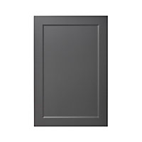 GoodHome Artemisia Matt graphite classic shaker Tall wall Cabinet door (W)600mm (H)895mm (T)18mm
