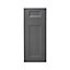 GoodHome Artemisia Matt graphite Door & drawer, (W)300mm (H)715mm (T)18mm
