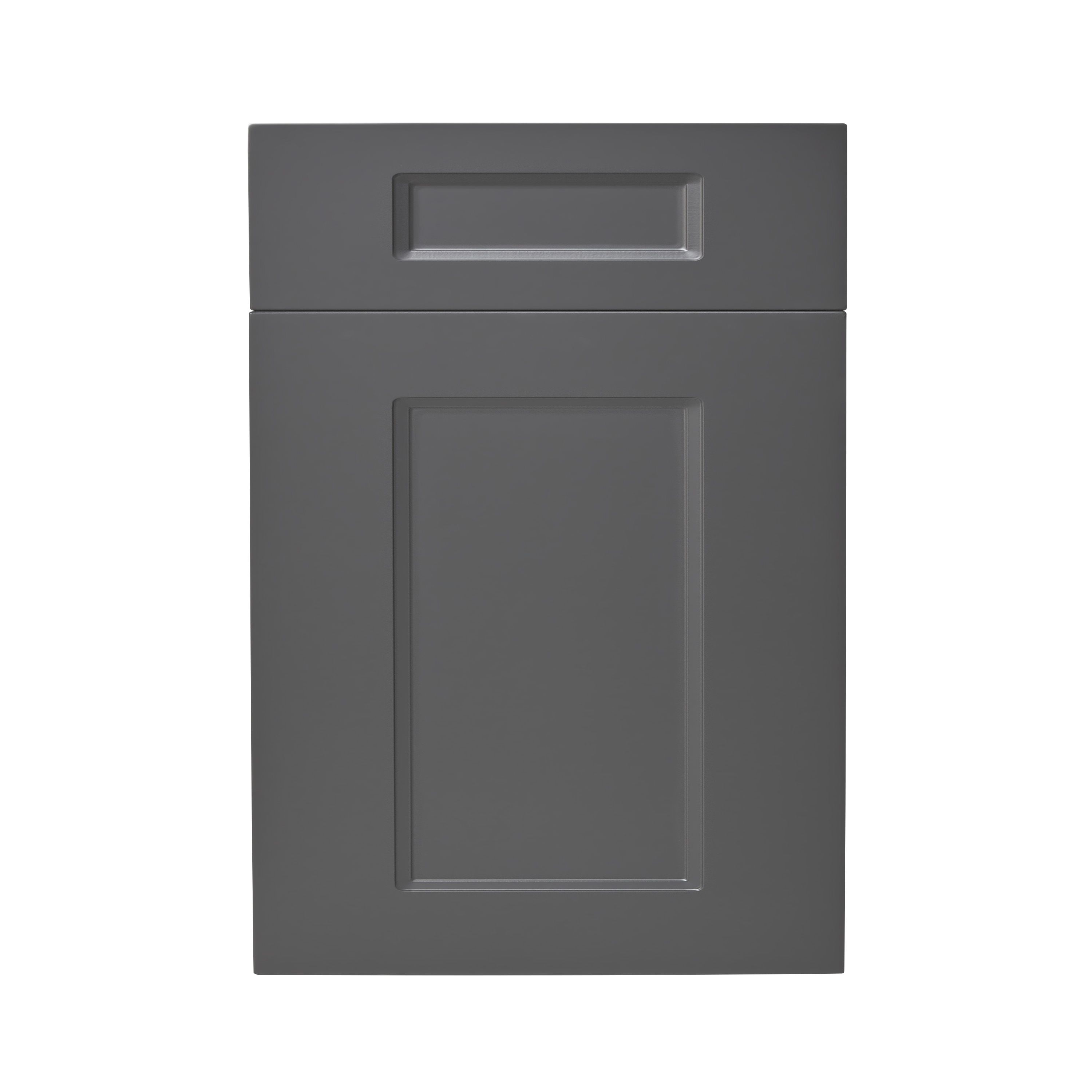 GoodHome Artemisia Matt graphite Door & drawer, (W)500mm (H)715mm (T)18mm