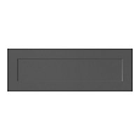 GoodHome Artemisia Matt graphite Drawer front, bridging door & bi fold door, (W)1000mm (H)340mm (T)18mm
