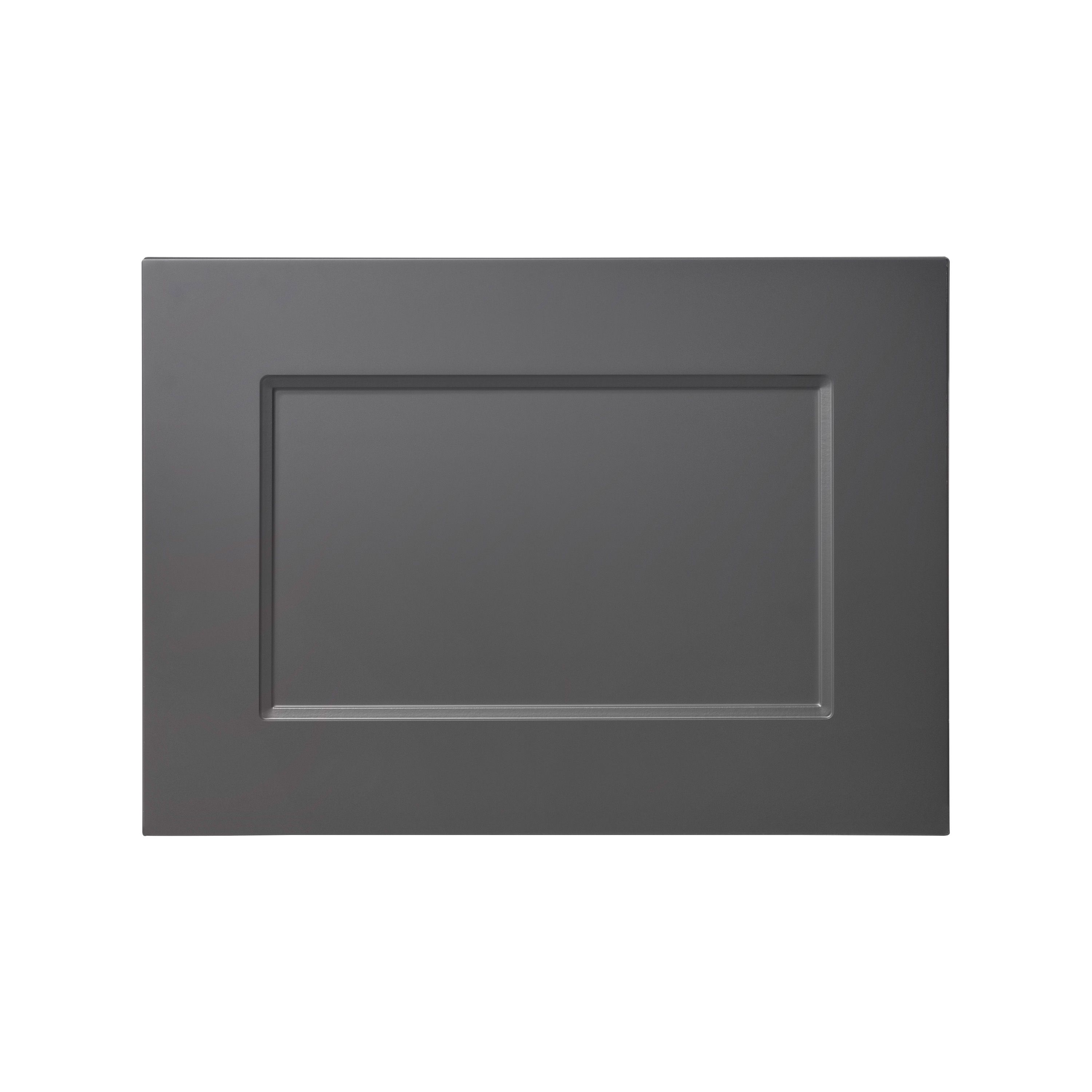 GoodHome Artemisia Matt graphite Drawer front, bridging door & bi fold door, (W)500mm (H)356mm (T)18mm