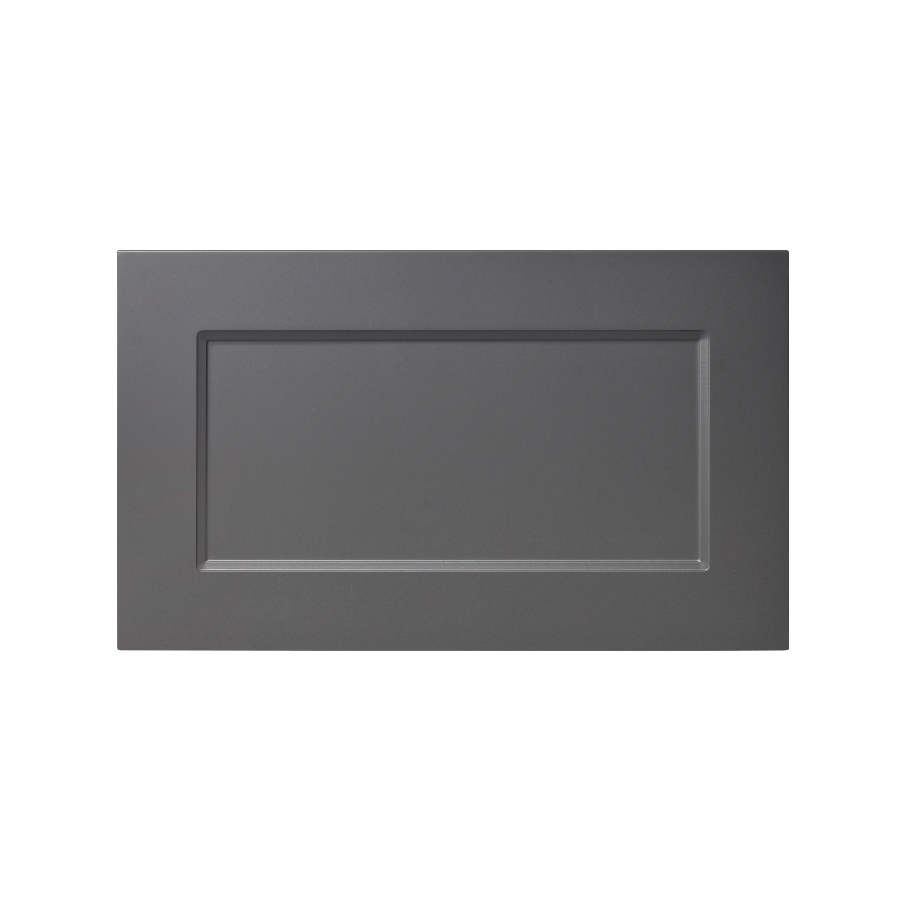 GoodHome Artemisia Matt graphite Drawer front, bridging door & bi fold door, (W)600mm (H)356mm (T)18mm