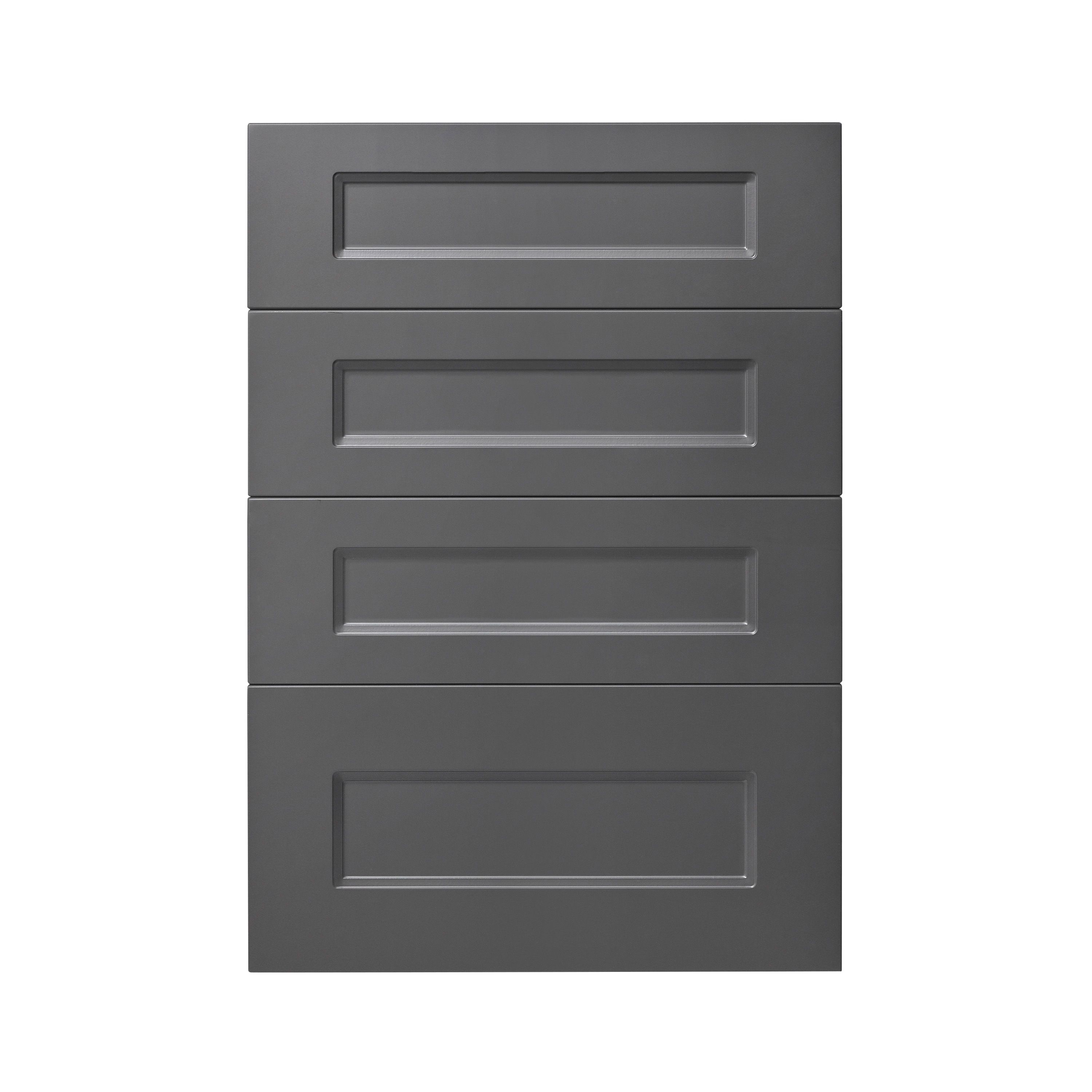 GoodHome Artemisia Matt graphite Matt graphite classic shaker Multi ...