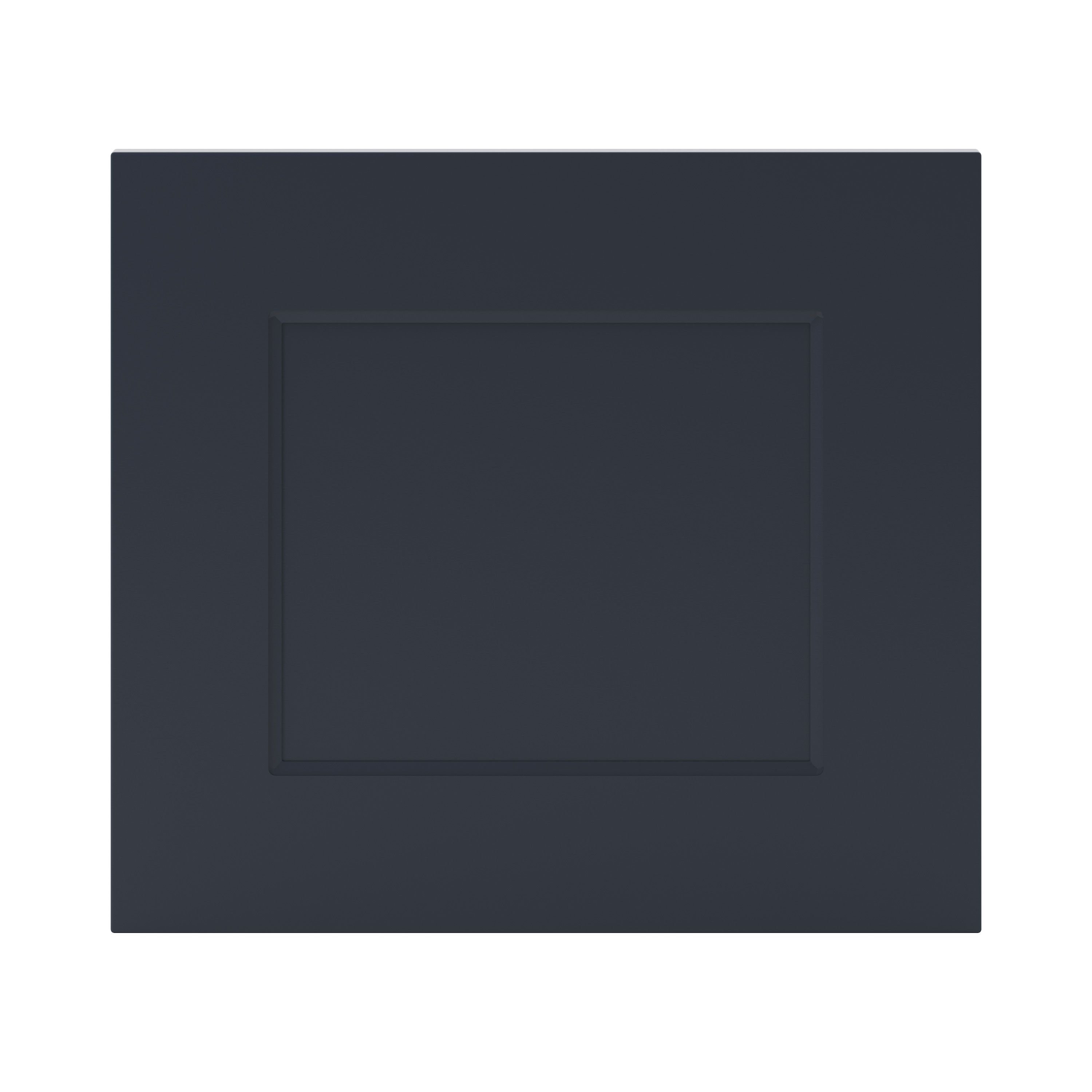 GoodHome Artemisia Matt midnight blue Classic shaker 2 drawer front, bridging door & bi-fold door 400mm