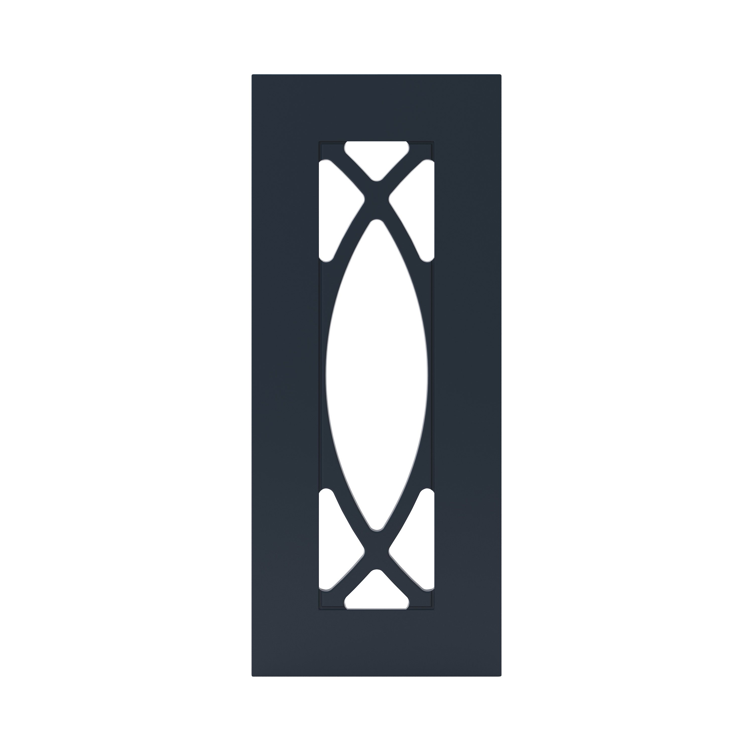 GoodHome Artemisia Matt midnight blue Classic shaker Glazed Cabinet door (W)300mm (H)715mm (T)18mm