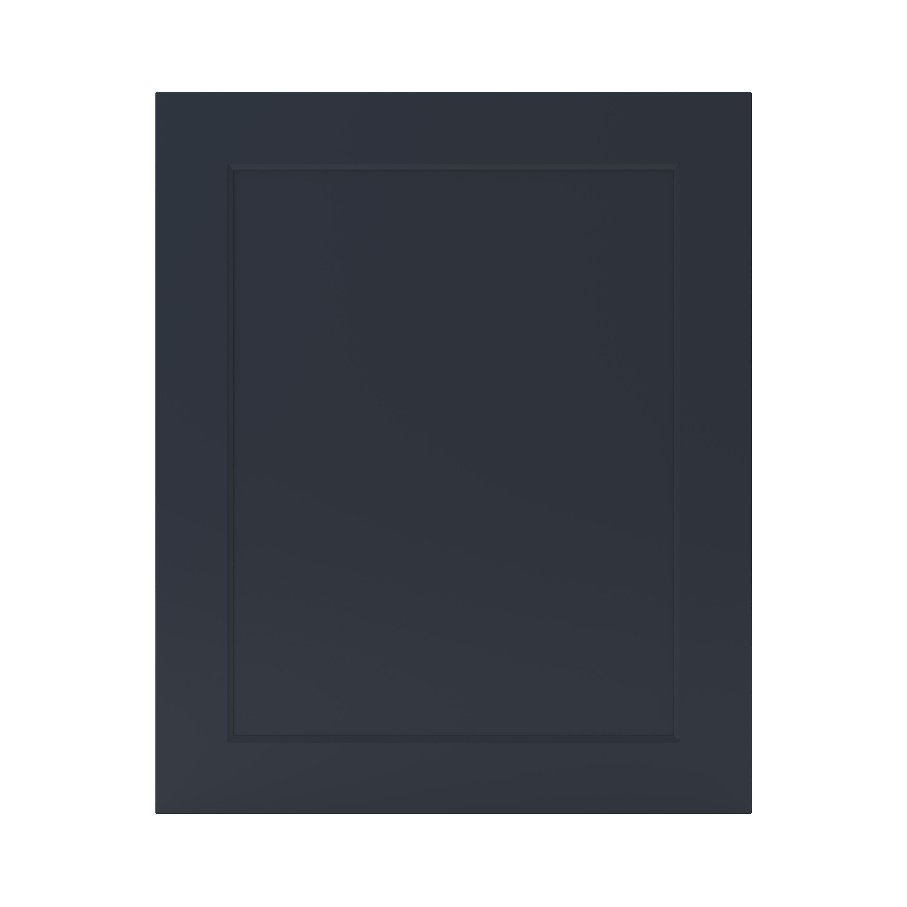 GoodHome Artemisia Matt midnight blue Classic shaker Tall appliance Cabinet door (W)600mm (H)723mm (T)18mm