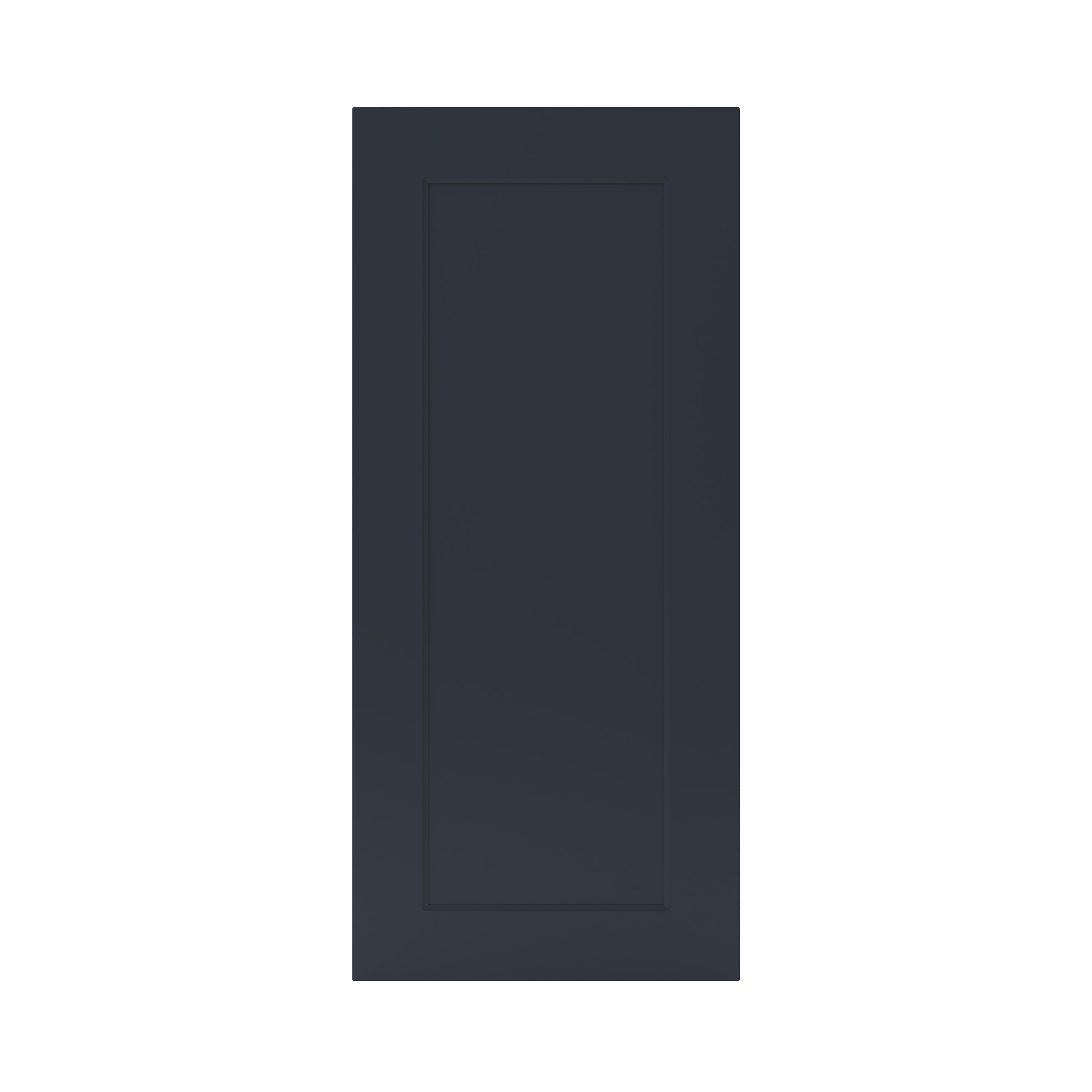 GoodHome Artemisia Matt midnight blue Classic shaker Tall wall Cabinet door (W)400mm (H)895mm (T)18mm
