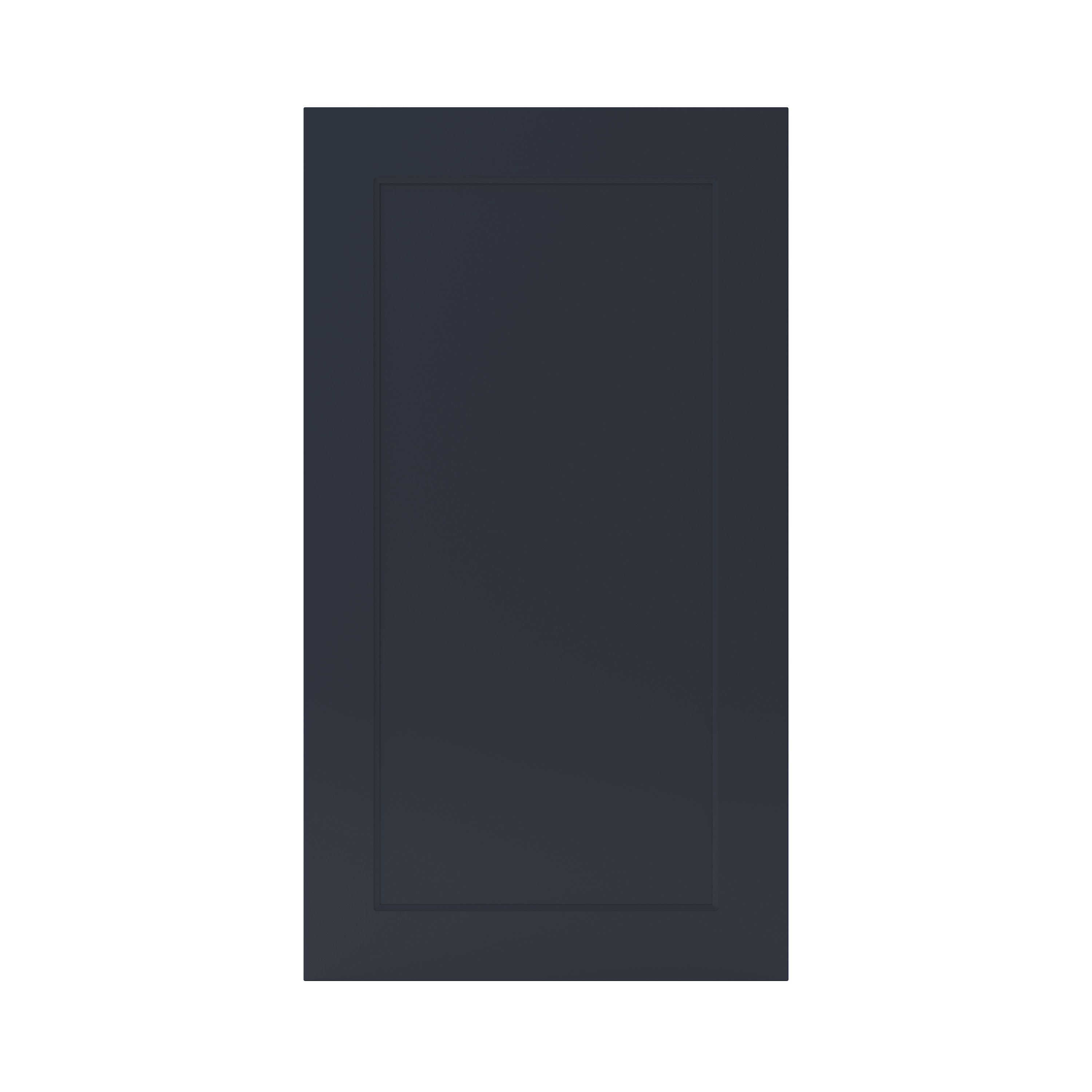 GoodHome Artemisia Matt midnight blue Classic shaker Tall wall Cabinet door (W)500mm (H)895mm (T)18mm