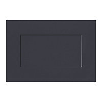 GoodHome Artemisia Matt midnight blue Drawer front, bridging door & bi fold door, (W)500mm (H)340mm (T)18mm