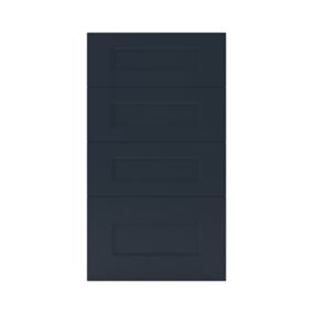 GoodHome Artemisia Matt midnight blue Drawer front, Pack of 1 (H)715mm (W)397mm (T)18mm