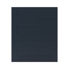 GoodHome Artemisia Matt midnight blue Drawer front, Pack of 1 (H)715mm (W)597mm (T)18mm