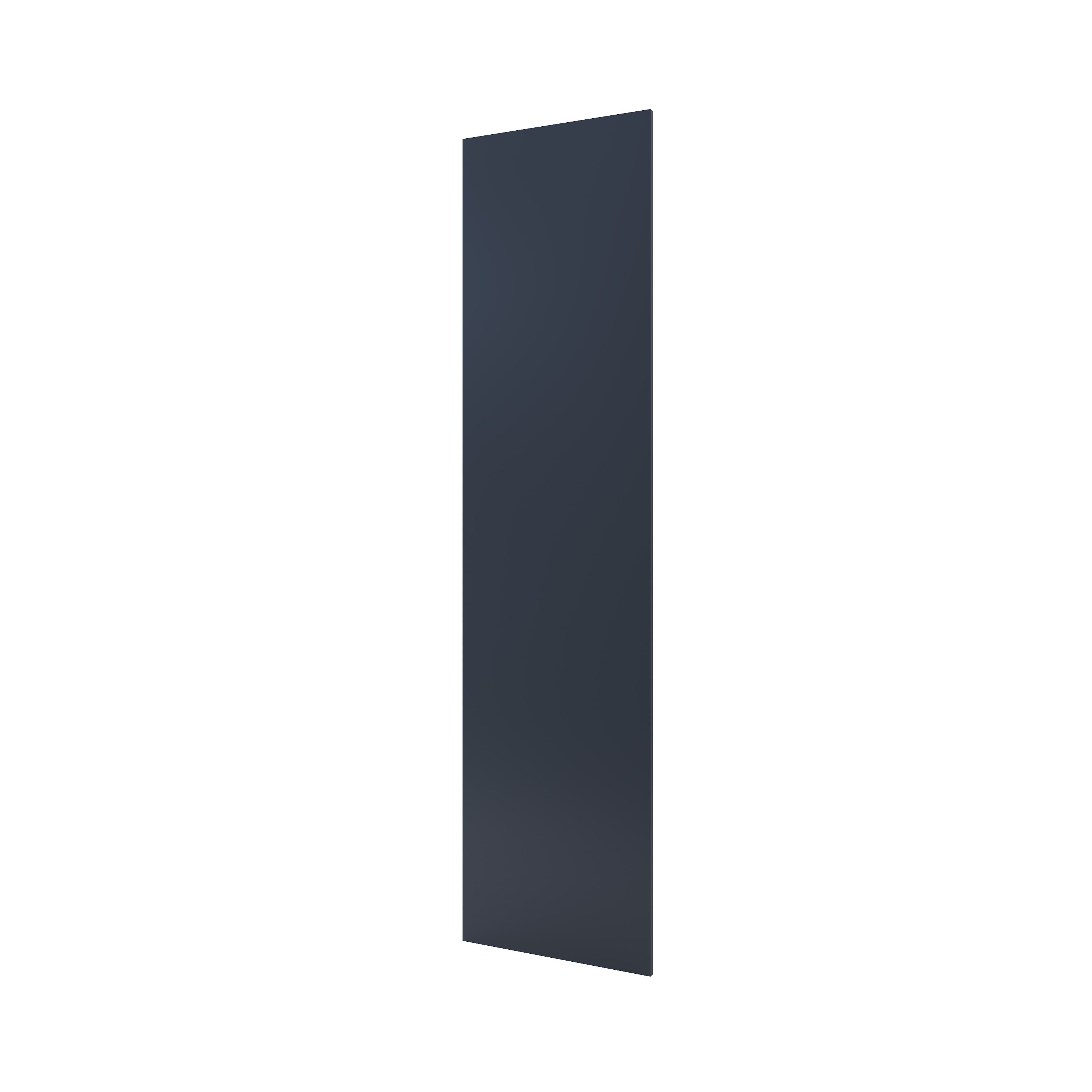 GoodHome Artemisia Matt midnight blue Slab Clad on end panel (H)2400mm (W)640mm