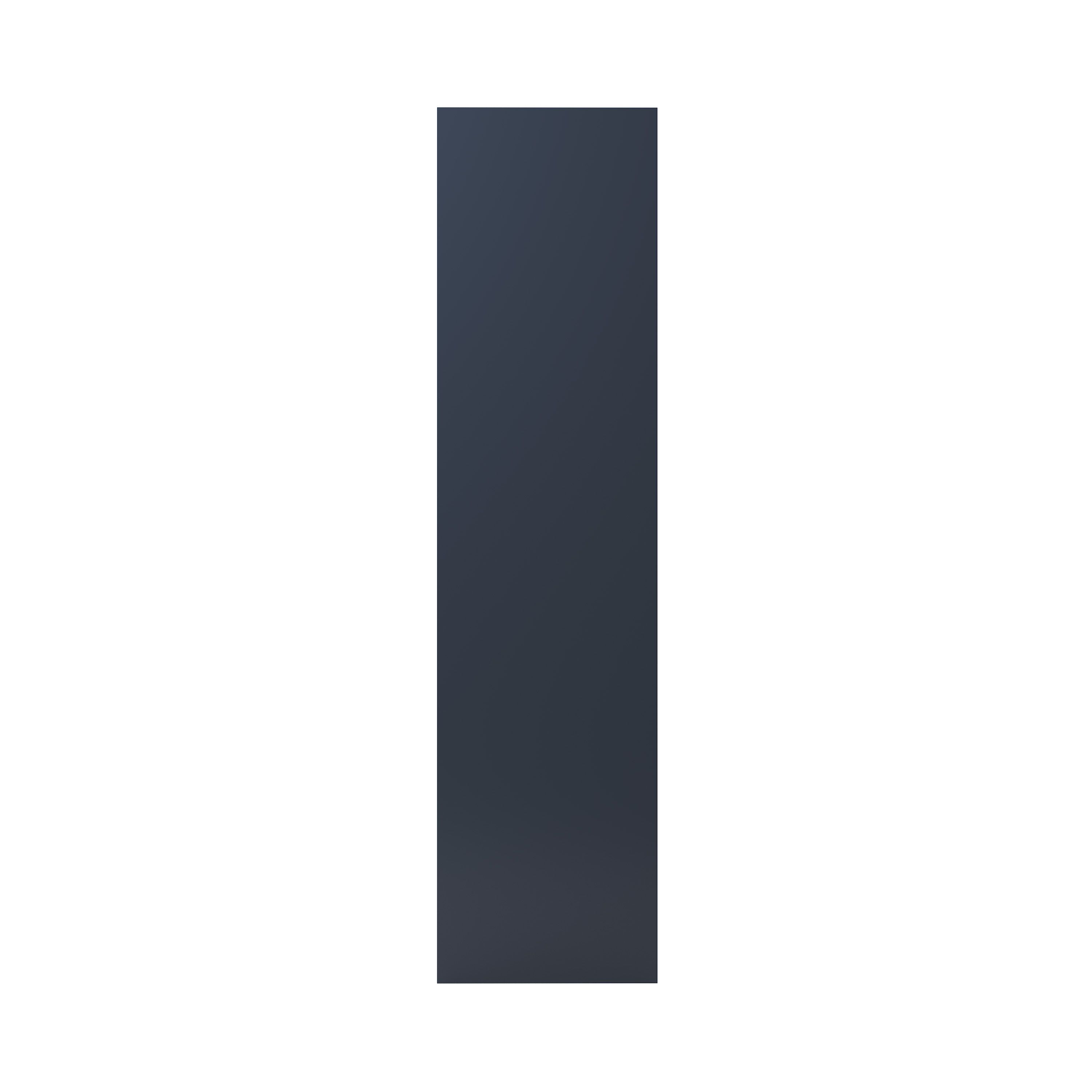 GoodHome Artemisia Matt midnight blue Slab Clad on end panel (H)2400mm (W)640mm