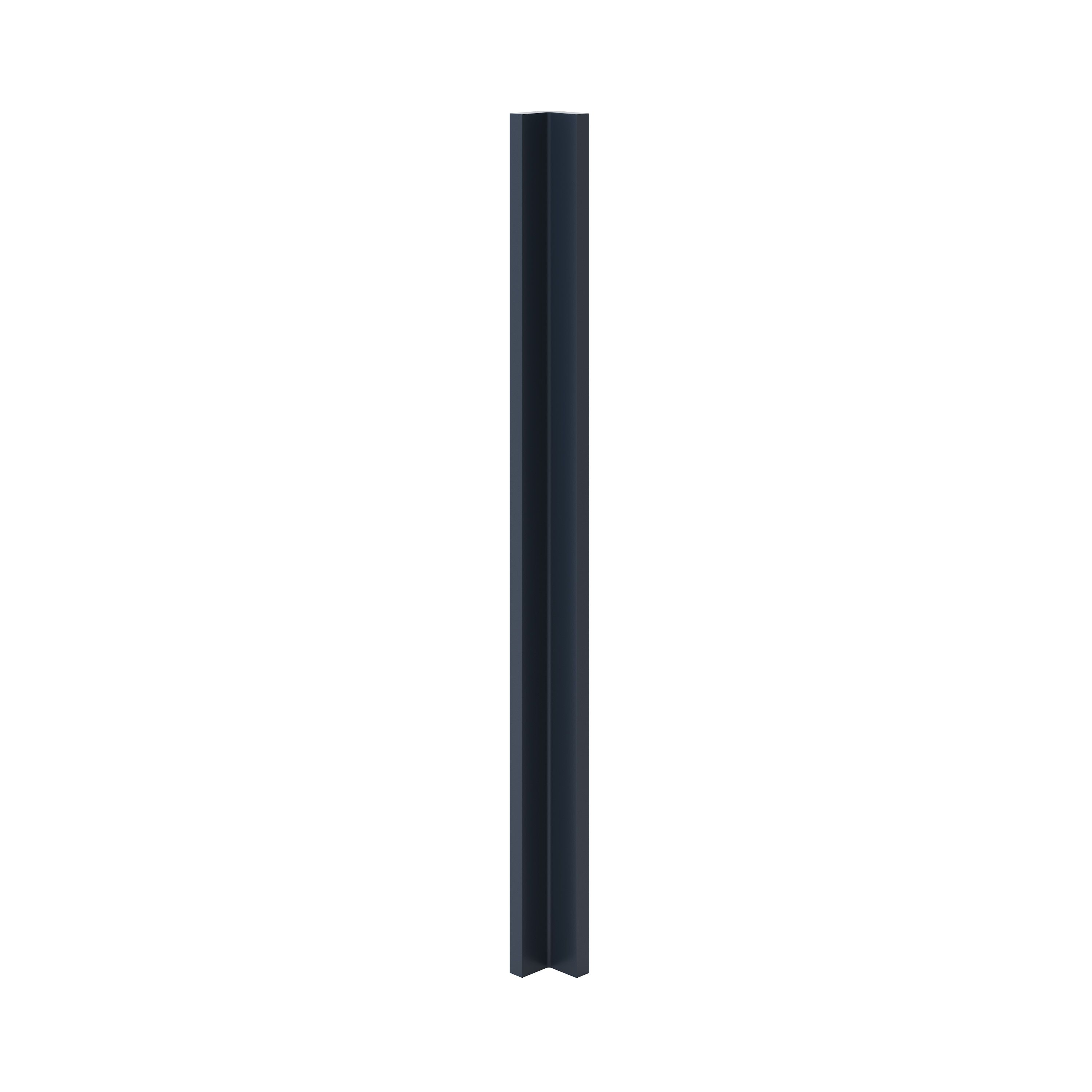 GoodHome Artemisia Matt midnight blue Tall Wall corner post, (W)59mm