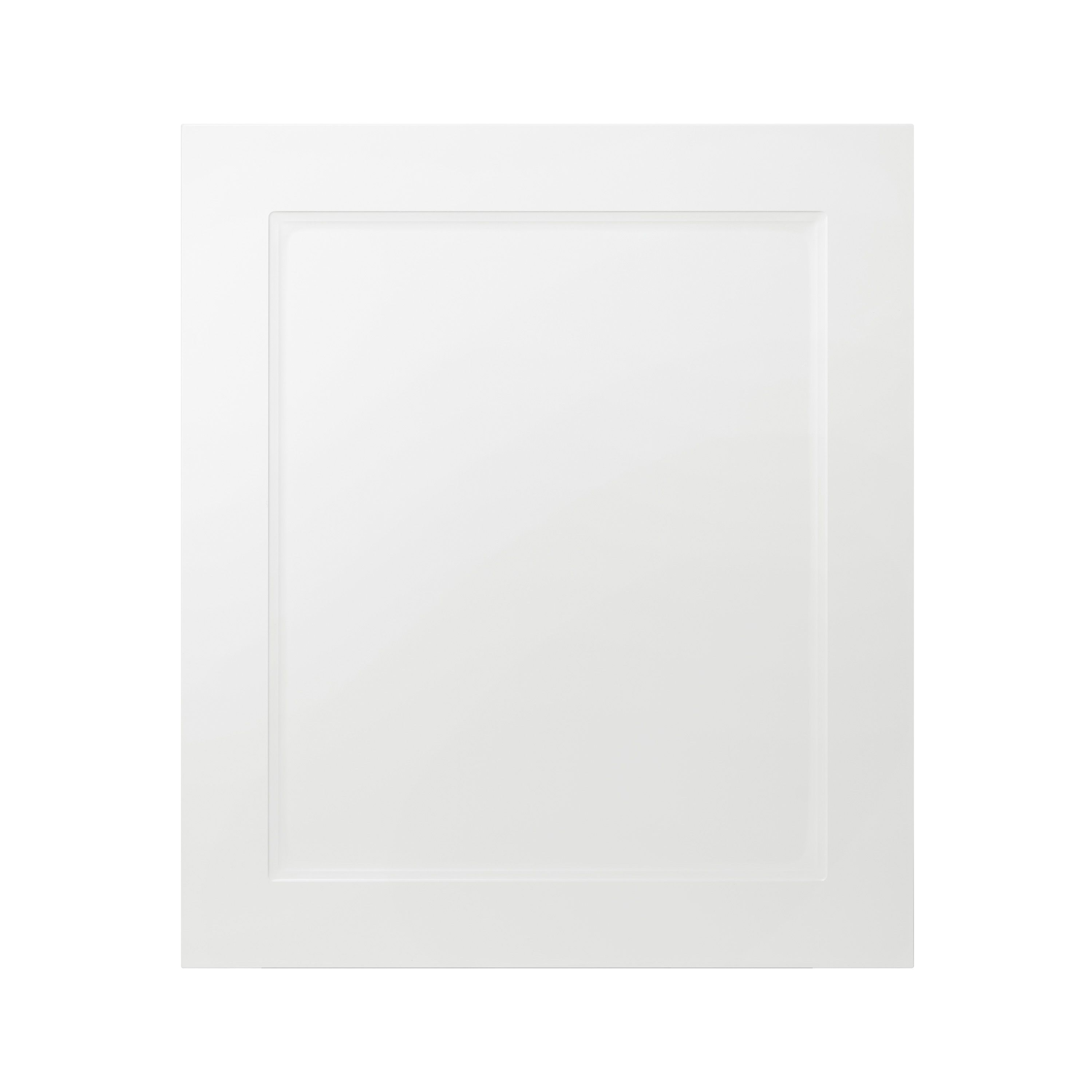 GoodHome Artemisia Matt white Appliance Cabinet door (W)600mm (H)687mm (T)18mm