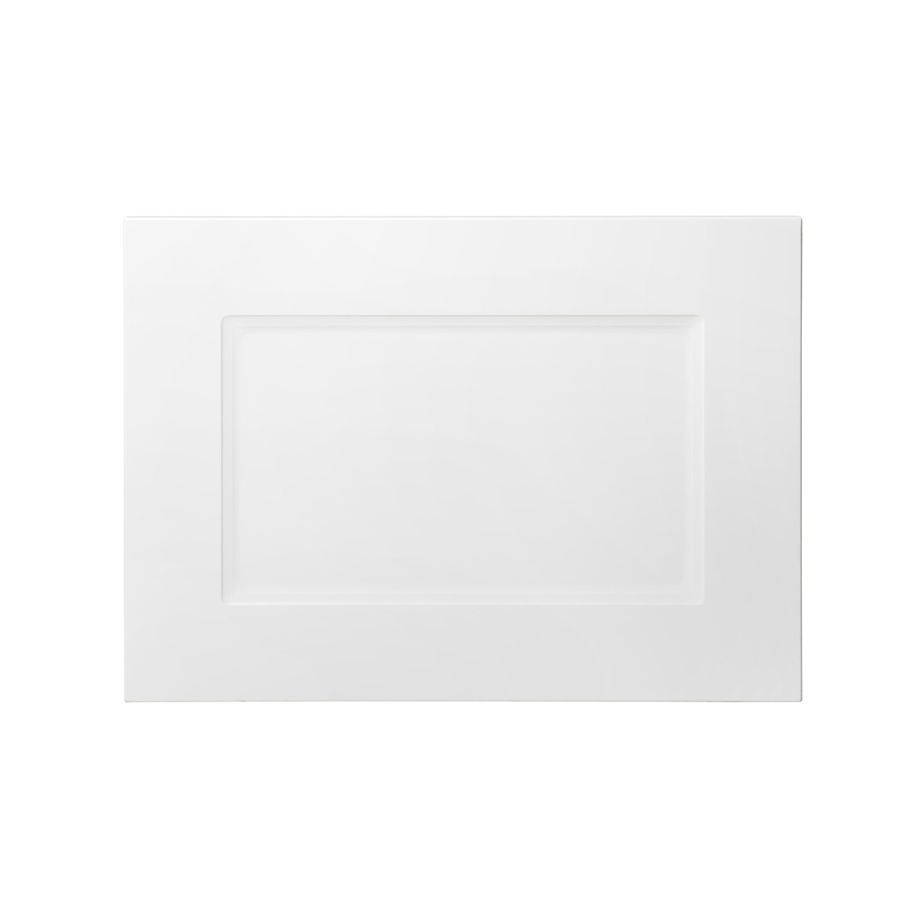 GoodHome Artemisia Matt white Classic shaker 2 drawer front, bridging door & bi fold door 500mm