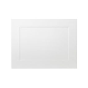 GoodHome Artemisia Matt white classic shaker Appliance Cabinet door (W)600mm (H)453mm (T)18mm