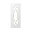 GoodHome Artemisia Matt white classic shaker Glazed Cabinet door (W)300mm (H)715mm (T)18mm