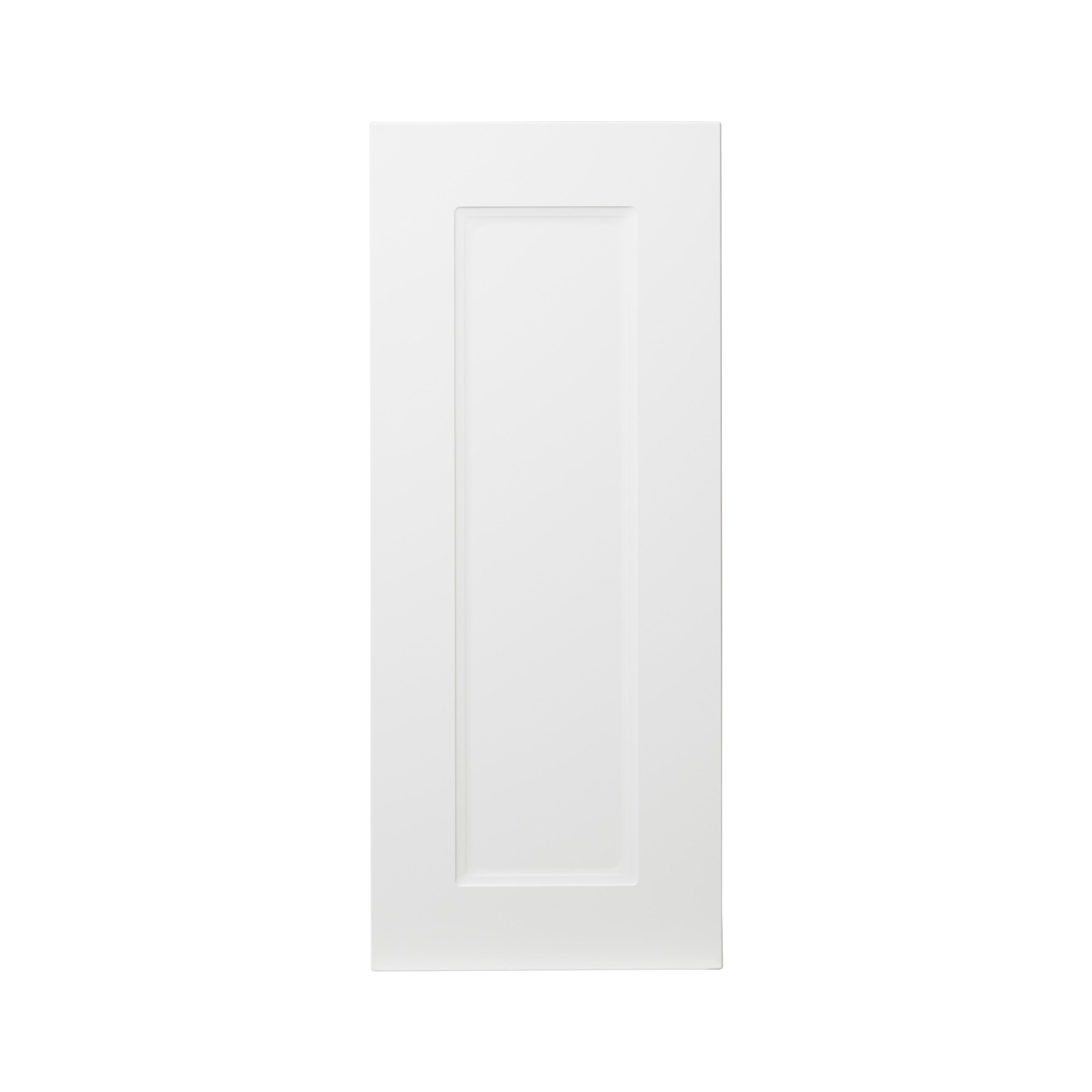 GoodHome Artemisia Matt white Classic shaker Highline Cabinet door (W)300mm (H)715mm (T)18mm