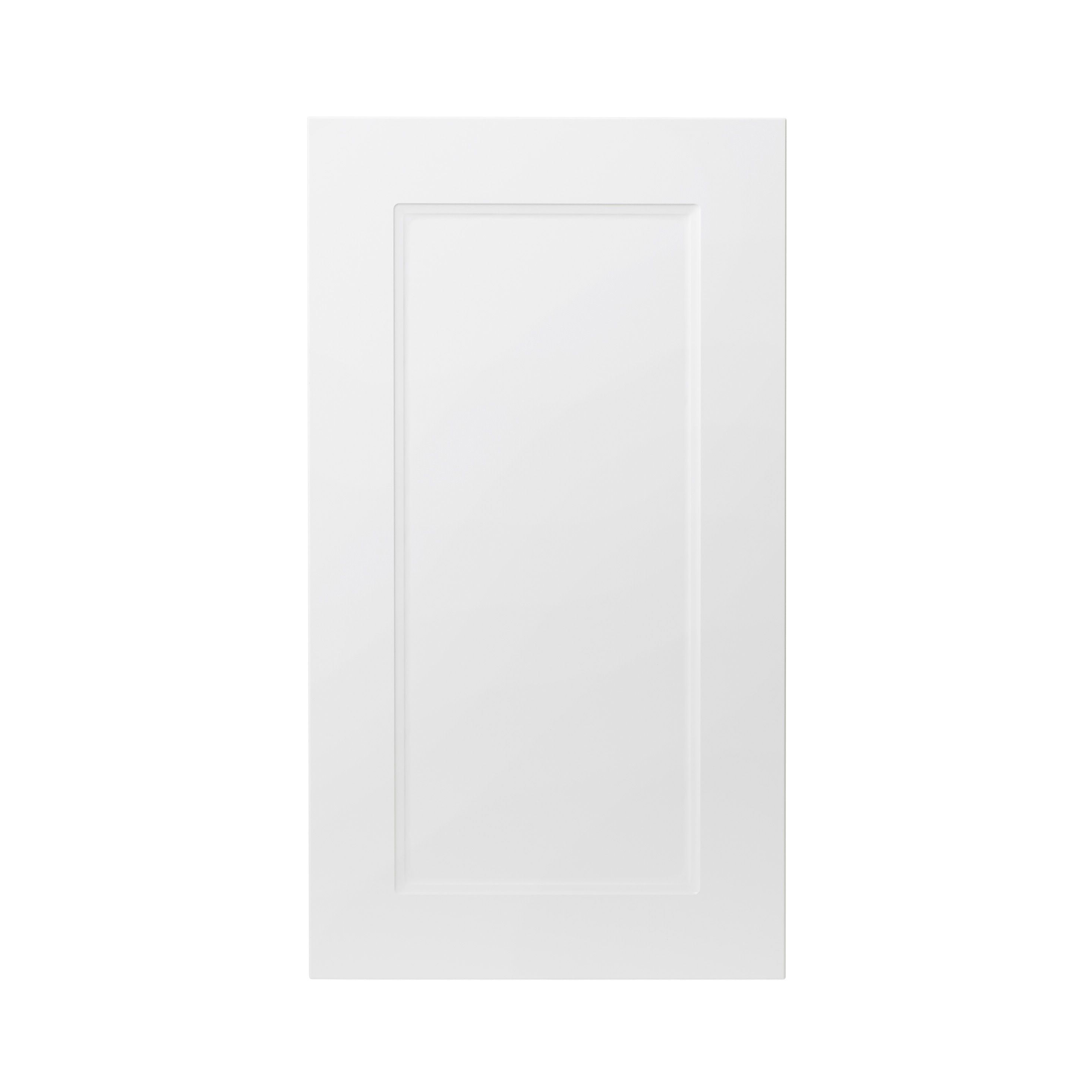 GoodHome Artemisia Matt white classic shaker Highline Cabinet door (W)450mm (H)715mm (T)18mm