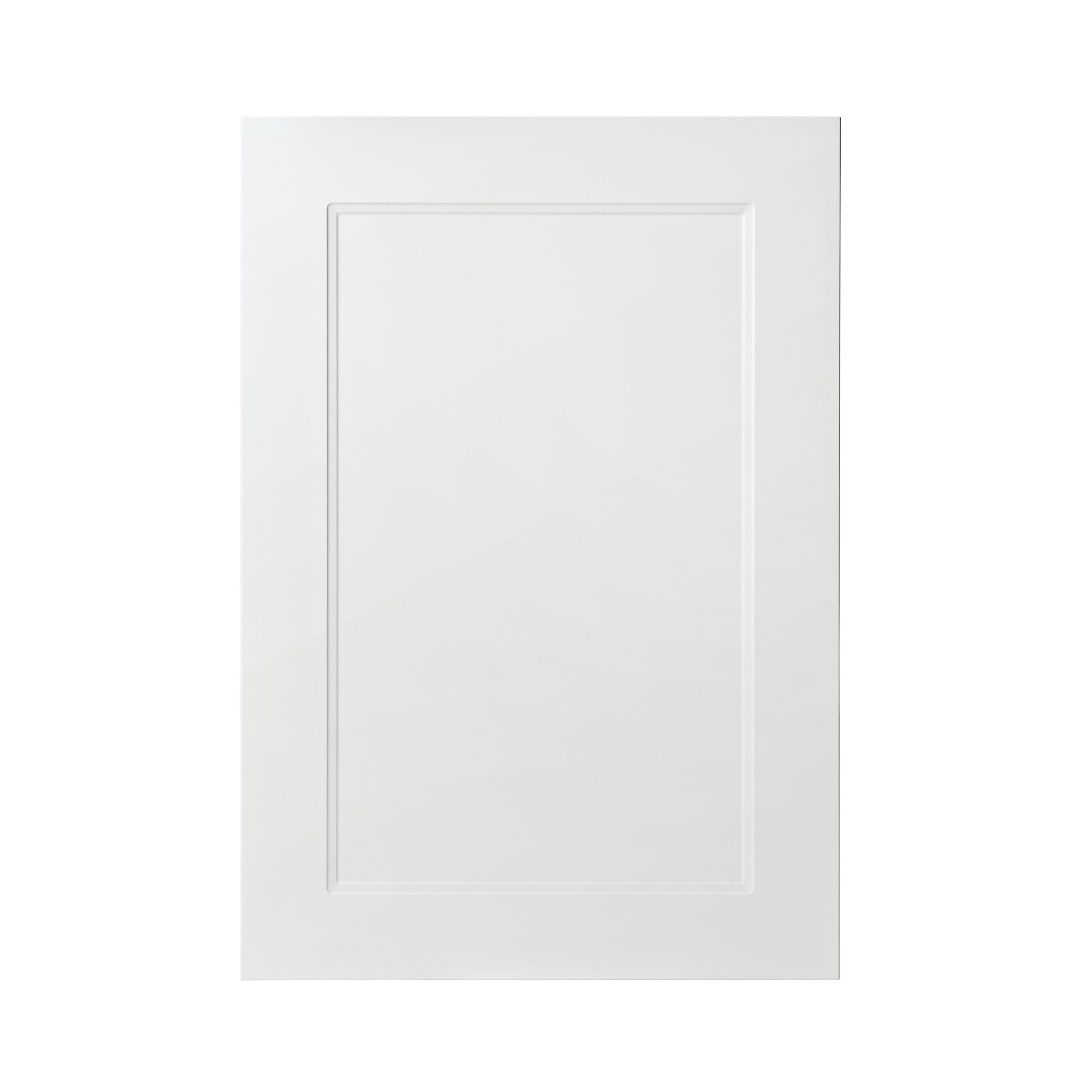 GoodHome Artemisia Matt white classic shaker Highline Cabinet door (W ...