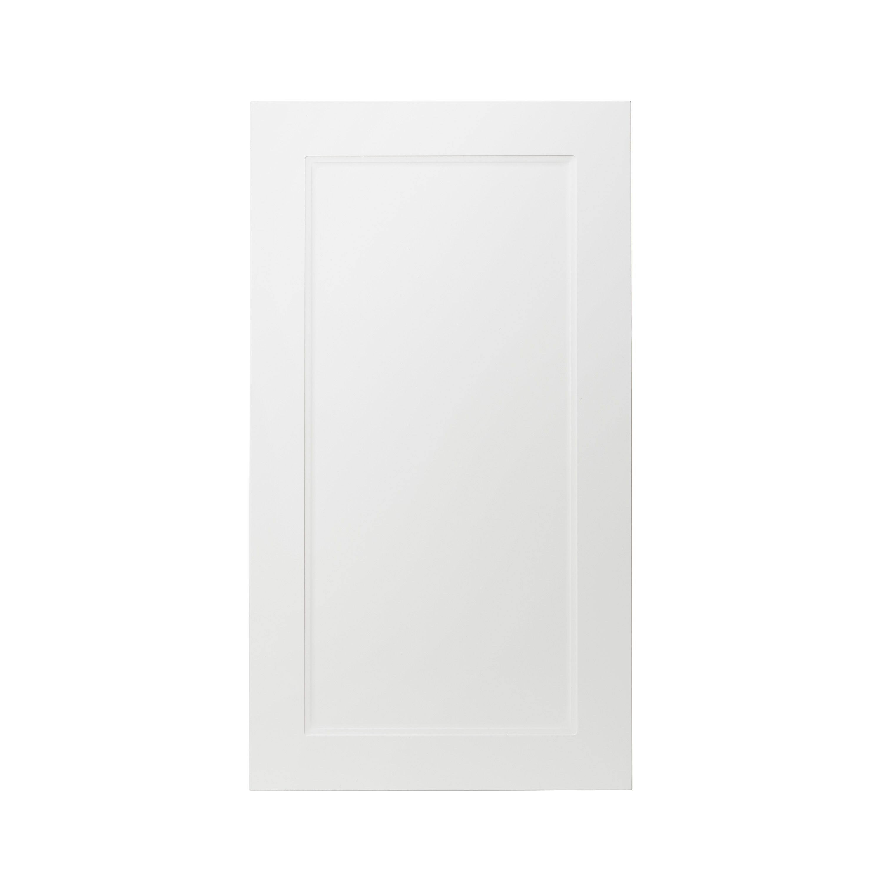 GoodHome Artemisia Matt white classic shaker Matt white Tall wall