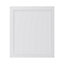 GoodHome Artemisia Matt white classic shaker moulded curve Appliance Cabinet door (W)600mm (H)687mm (T)20mm