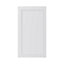 GoodHome Artemisia Matt white classic shaker moulded curve Highline Cabinet door (W)400mm (H)715mm (T)20mm