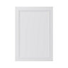 GoodHome Artemisia Matt white classic shaker moulded curve Highline Cabinet door (W)500mm (H)715mm (T)20mm