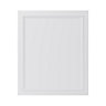 GoodHome Artemisia Matt white classic shaker moulded curve Highline Cabinet door (W)600mm (H)715mm (T)20mm