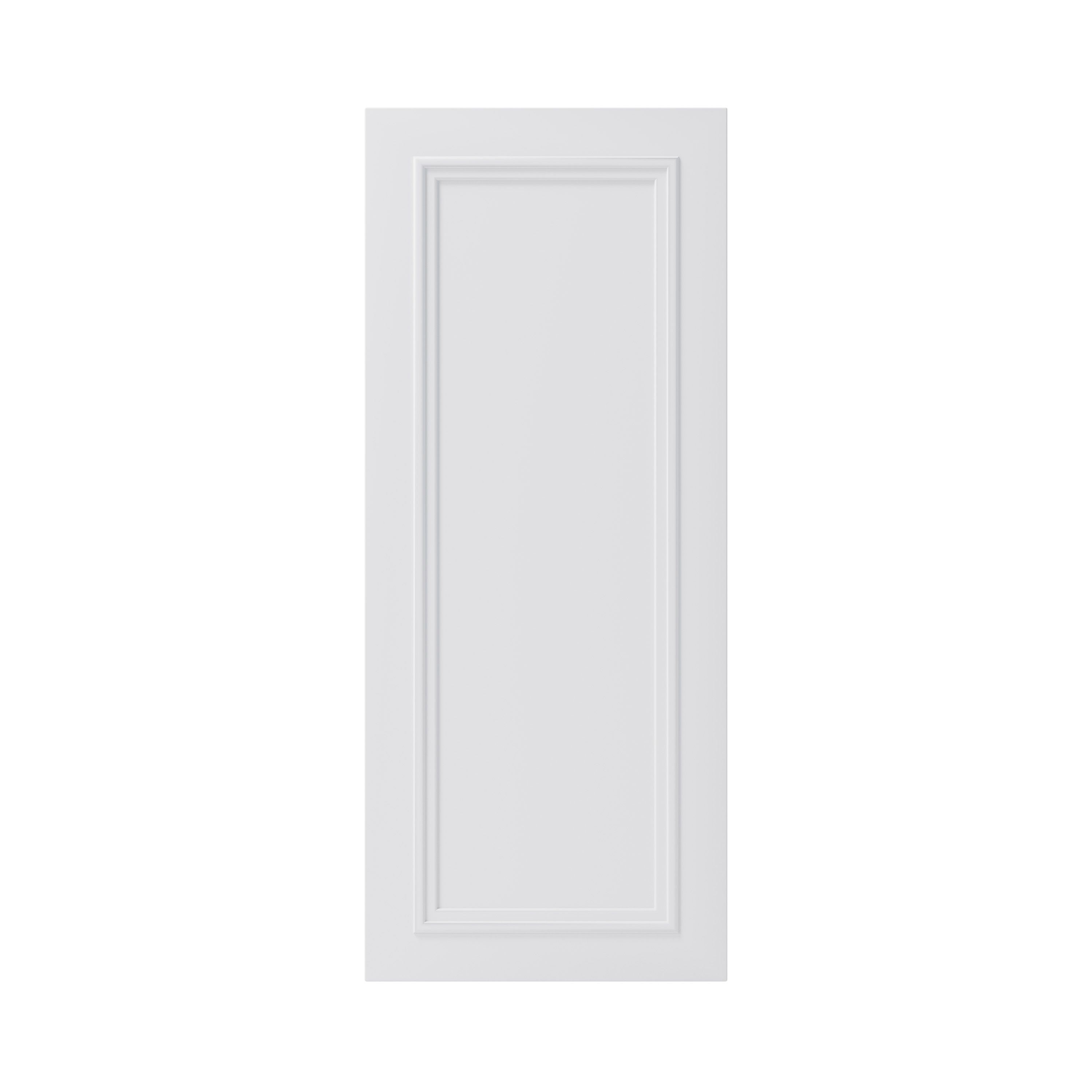 GoodHome Artemisia Matt white classic shaker moulded curve Matt white Highline Cabinet door (W)300mm (H)715mm (T)20mm