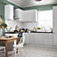 GoodHome Artemisia Matt white classic shaker Standard Appliance & larder End panel (H)2010mm (W)570mm, Pair