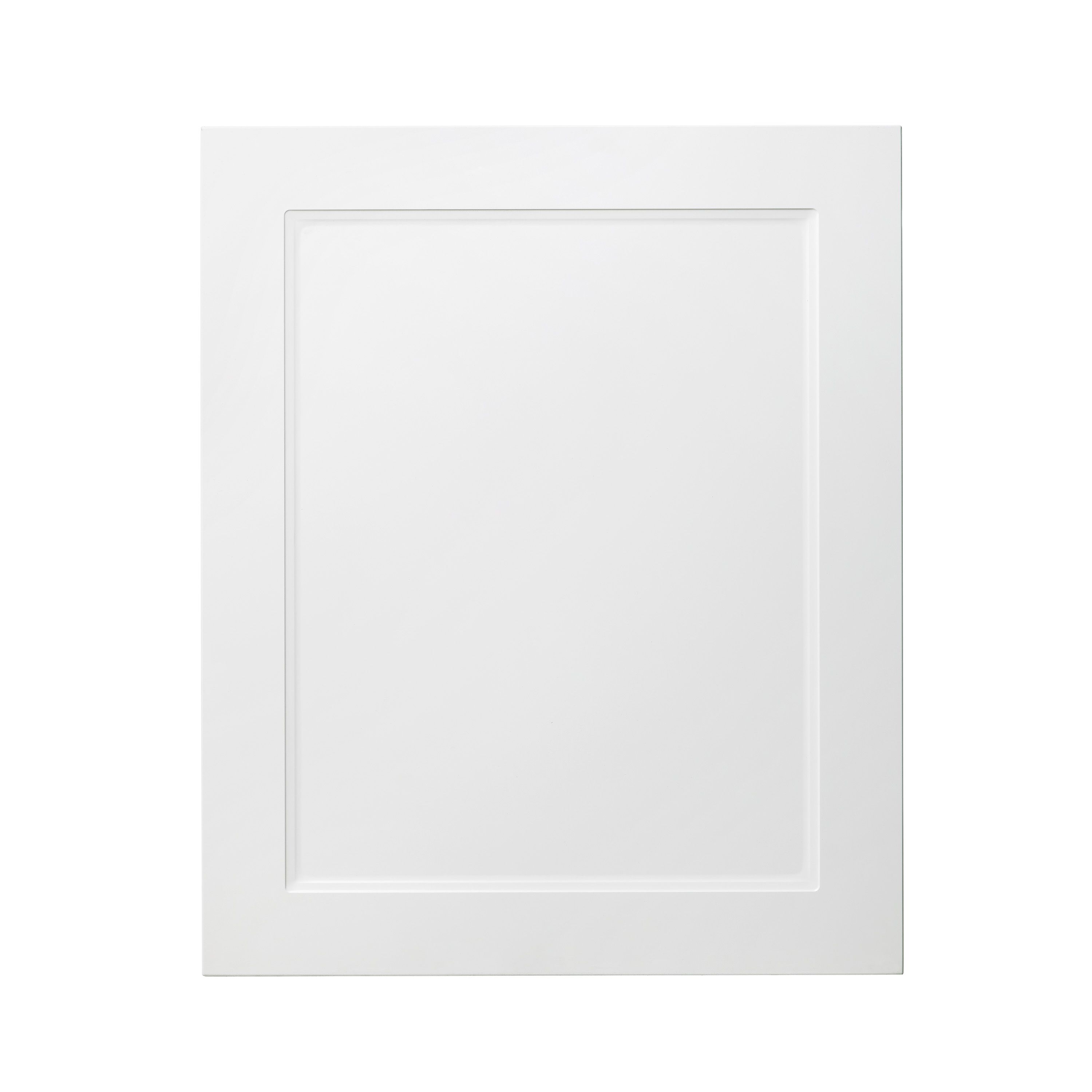 GoodHome Artemisia Matt white classic shaker Tall appliance door (W)600mm (H)723mm (T