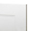 GoodHome Artemisia Matt white classic shaker Tall appliance Cabinet door (W)600mm (H)723mm (T)18mm