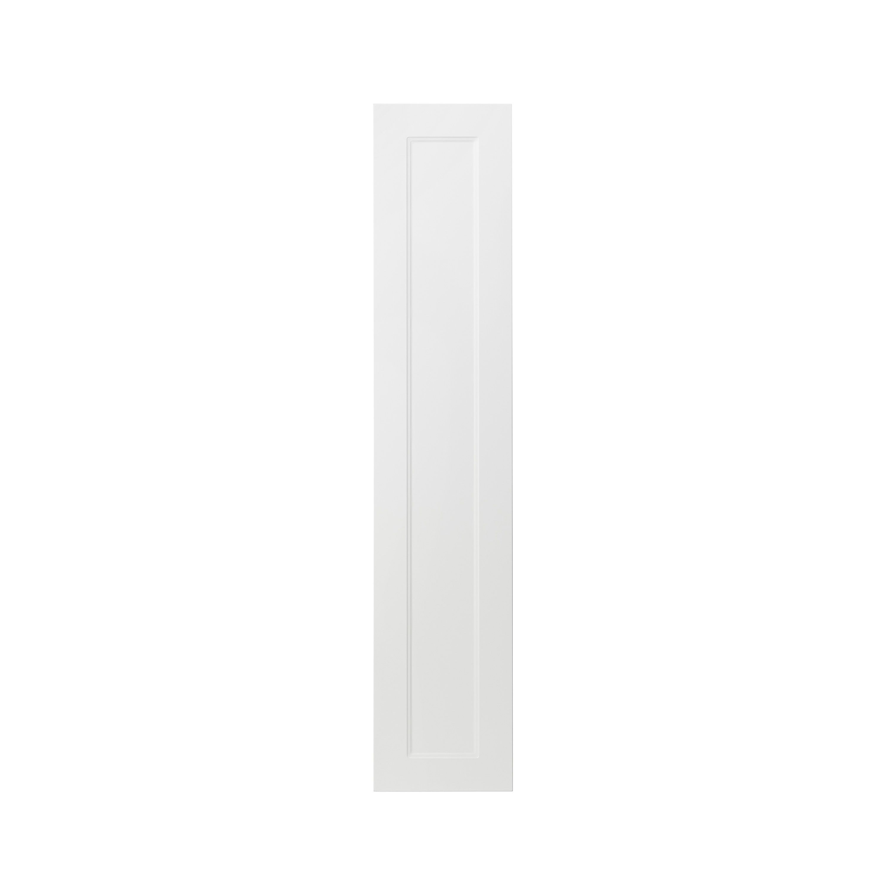 GoodHome Artemisia Matt white classic shaker Tall larder Cabinet door (W)300mm (H)1467mm (T)18mm