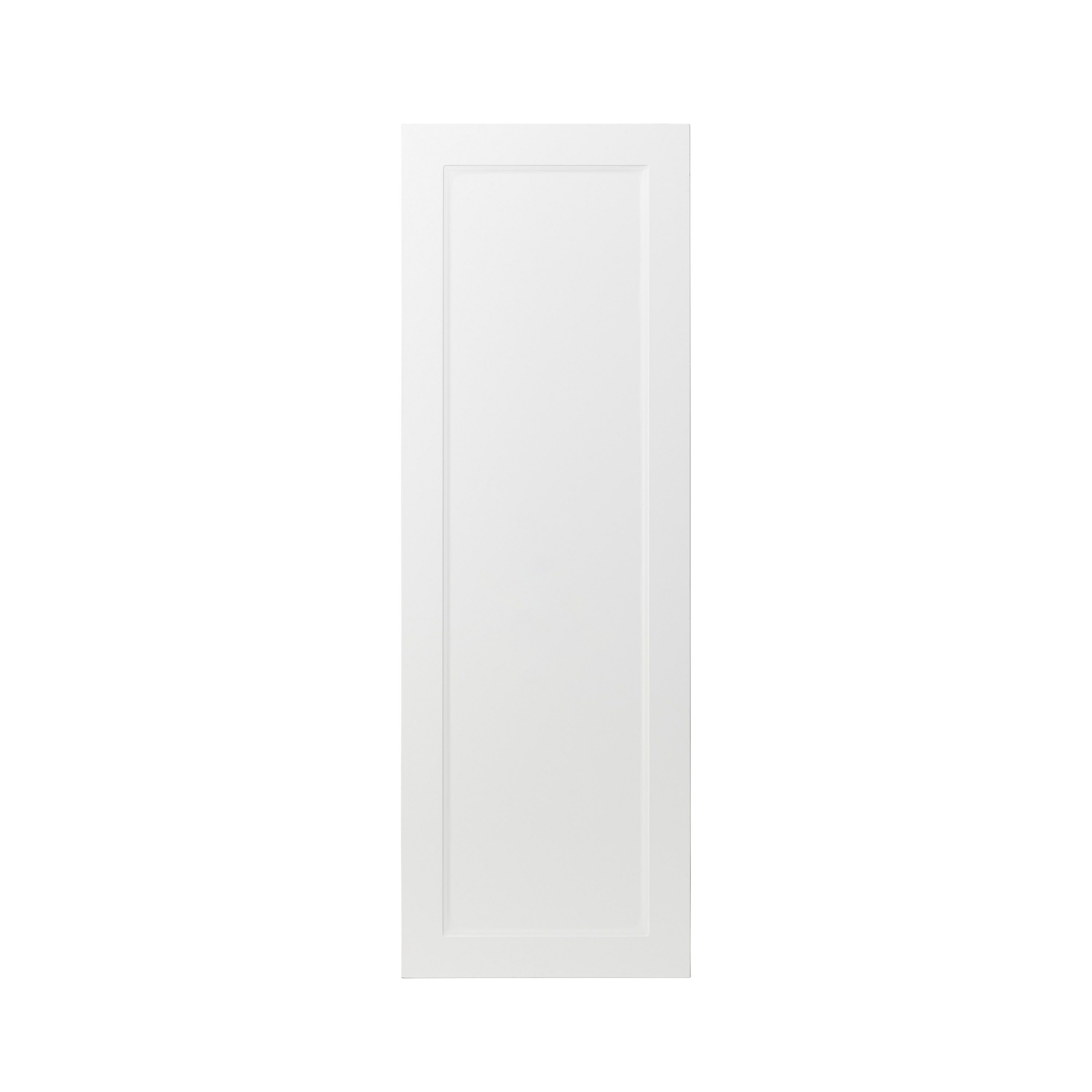 GoodHome Artemisia Matt white classic shaker Tall larder Cabinet door (W)500mm (H)1467mm (T)18mm