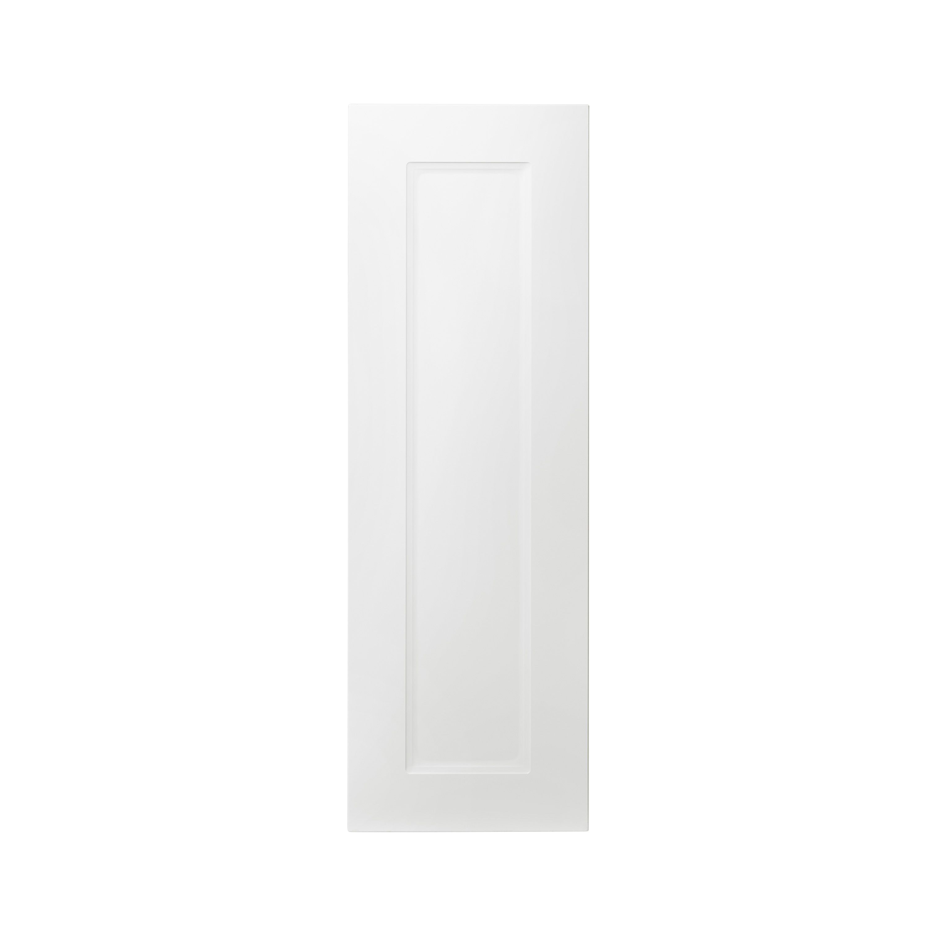 GoodHome Artemisia Matt white Classic shaker Tall wall Cabinet door (W)300mm (H)895mm (T)18mm