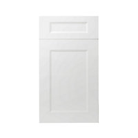 GoodHome Artemisia Matt white Door & drawer, (W)400mm (H)715mm (T)18mm